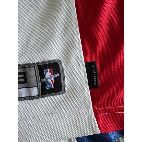 Rare Nike Authentic 2001 Mateen Cleaves NBA Detroit Pistons Dri Fit Jersey Sz 48 - Picture 9 of 16